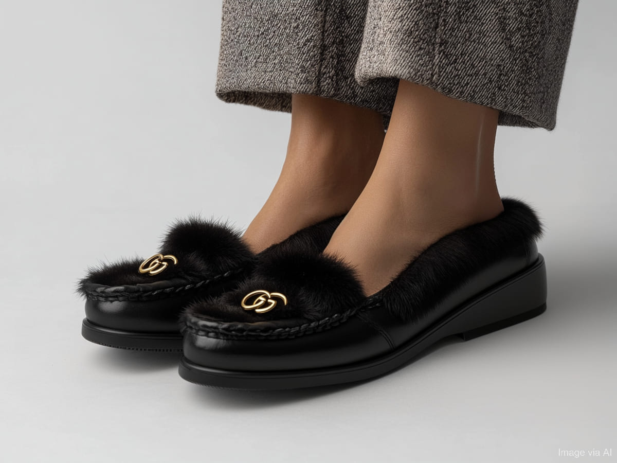 Fur-lined Loafers