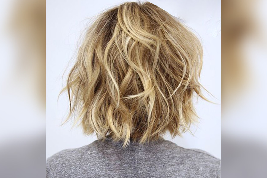 Messy, Curly Bob