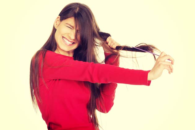 Your Hair Tie Gets Tangled In Your Hair
