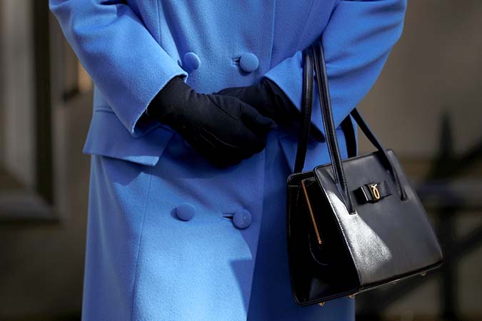 Carrying an "Old Lady" Handbag