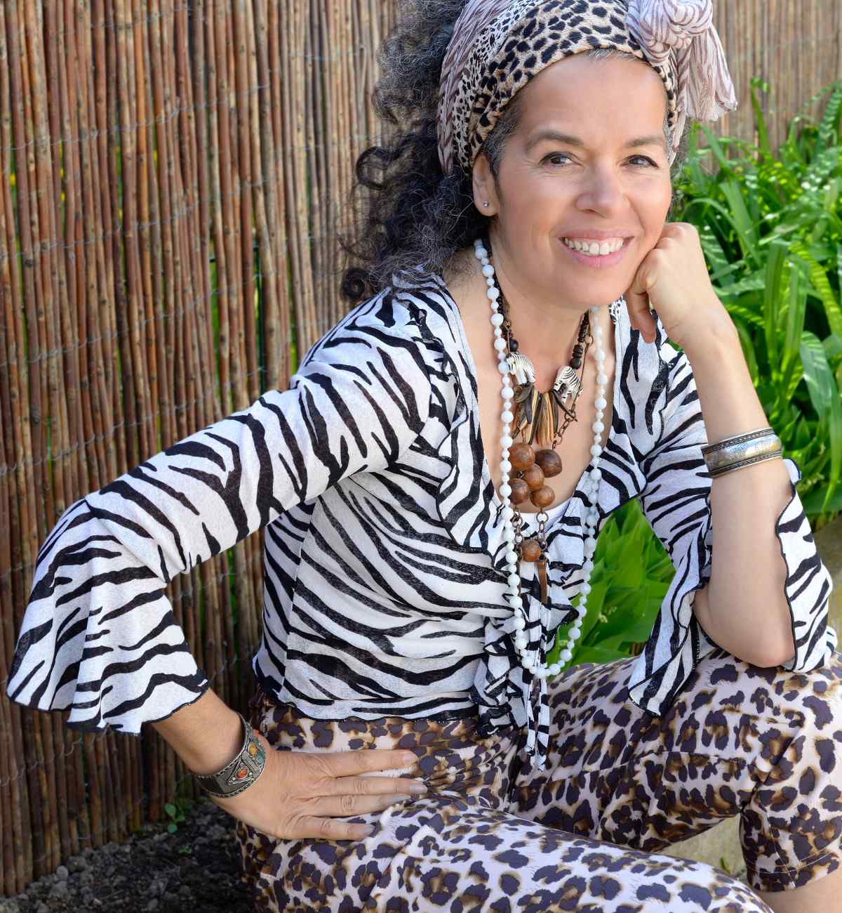 Head-to-Toe Animal Print