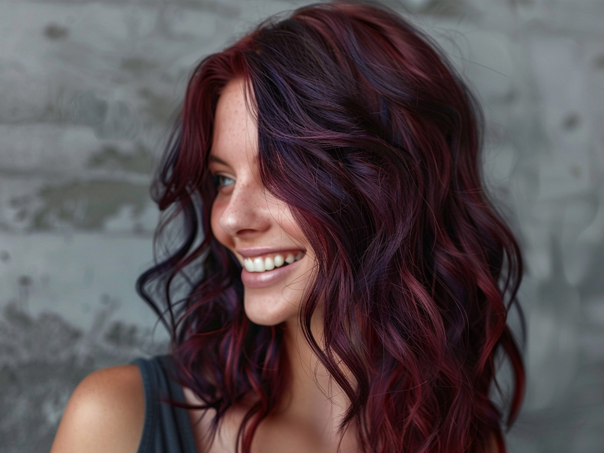 Red with Blue Undertones