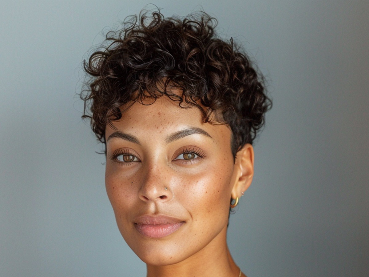 Cropped and Curly