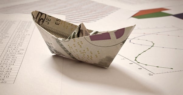 Origami Money Boat
