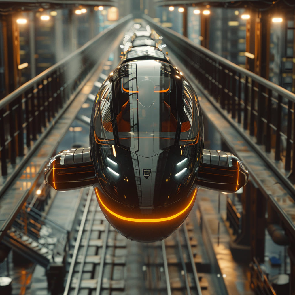 Vertical Takeoff and Landing (VTOL) Trains