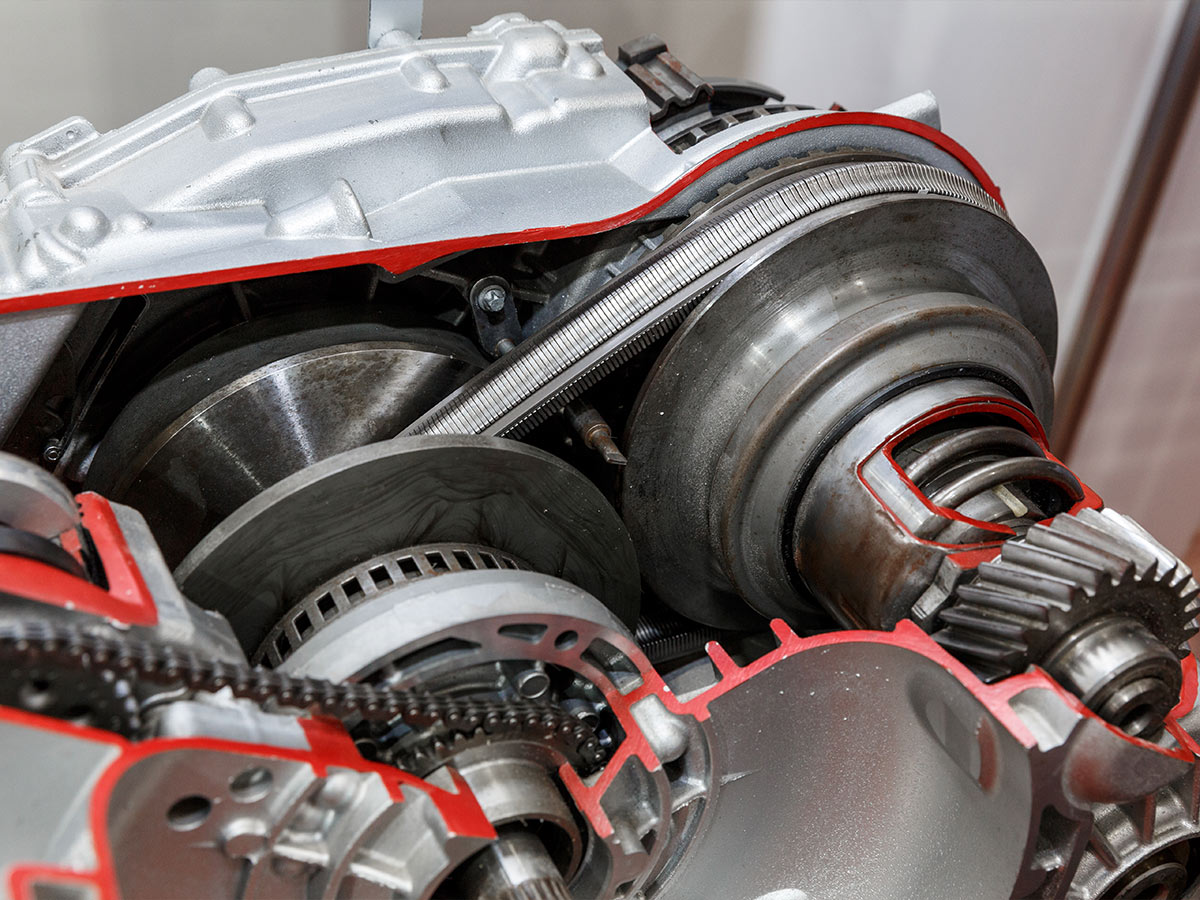 Continuously Variable Transmission in Lower Models