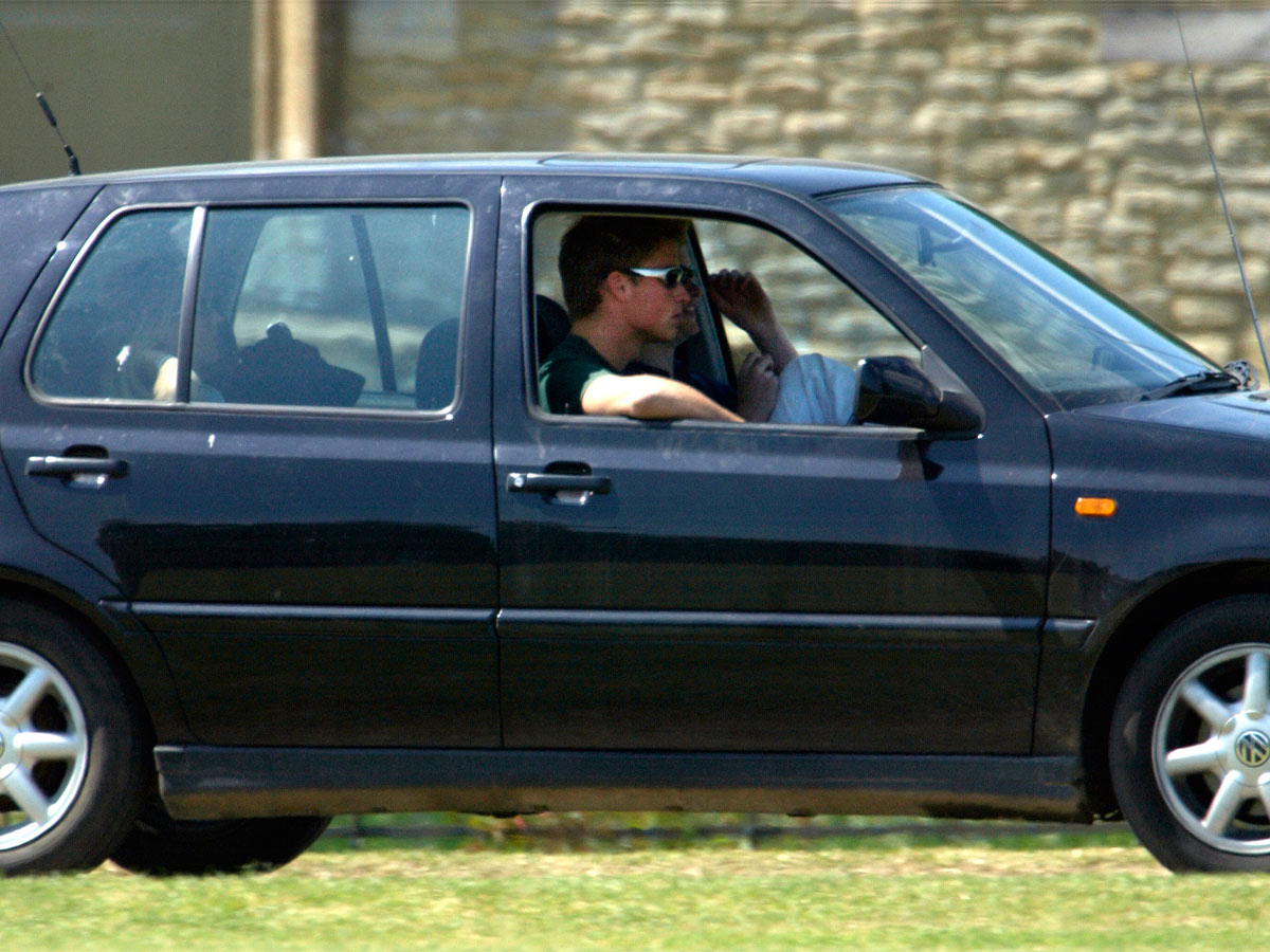 Prince William: Drives a Volkswagen Golf