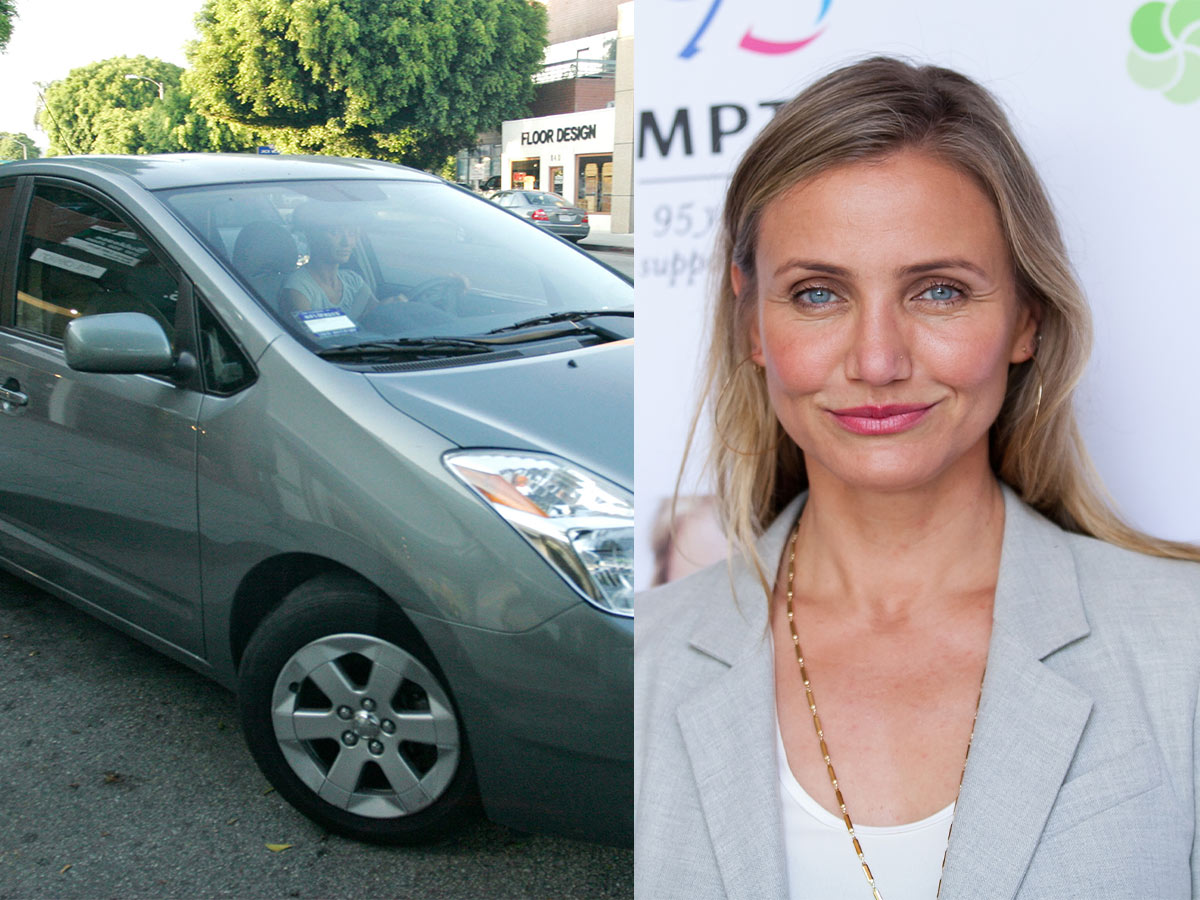 Cameron Diaz: Opts for a Toyota Prius