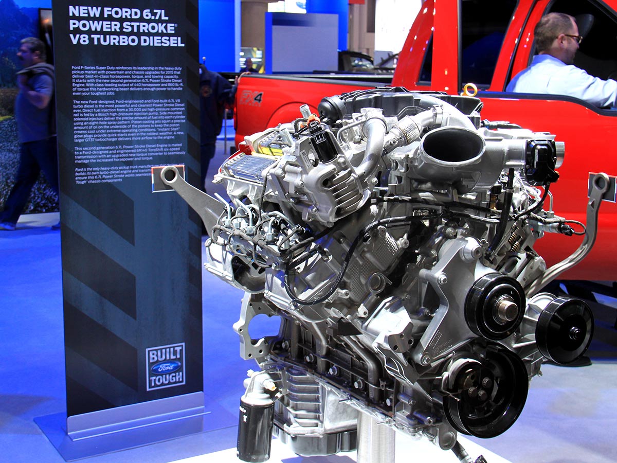 3. Ford Power Stroke 6.7L V8 Turbo-Diesel