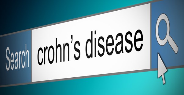 a patient searching the Internet for information on diagnosing Crohn's disease