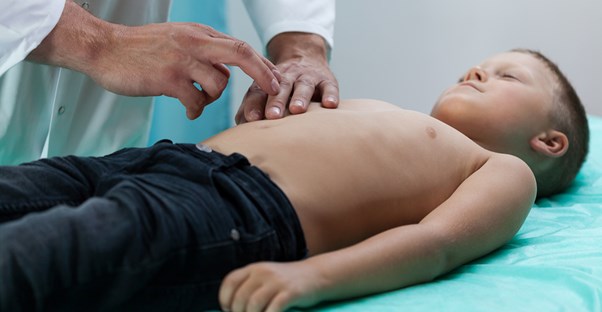 Kids with abdominal pain