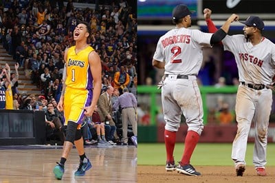 lakers and red sox