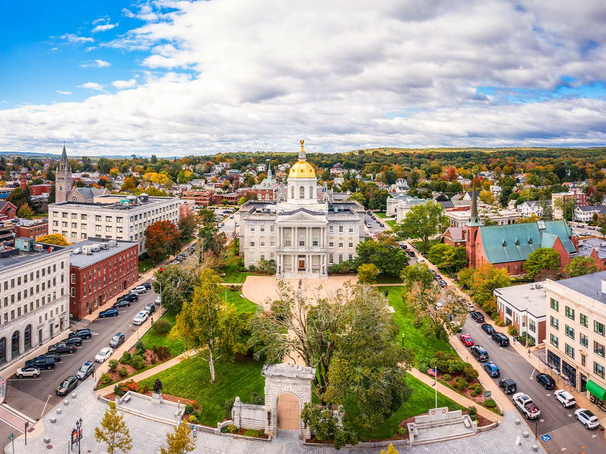 15. Concord, New Hampshire