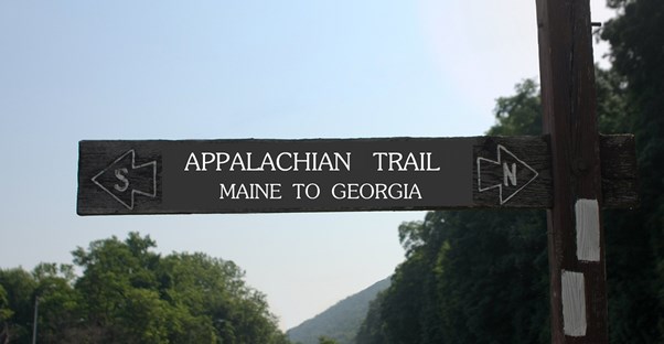 an appalachian trail marker denotes the proper trail