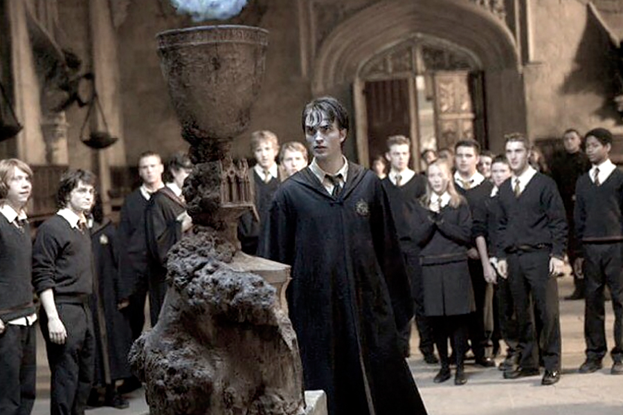 Dumbledore would have confiscated fake IDs before the Triwizard Tournament.