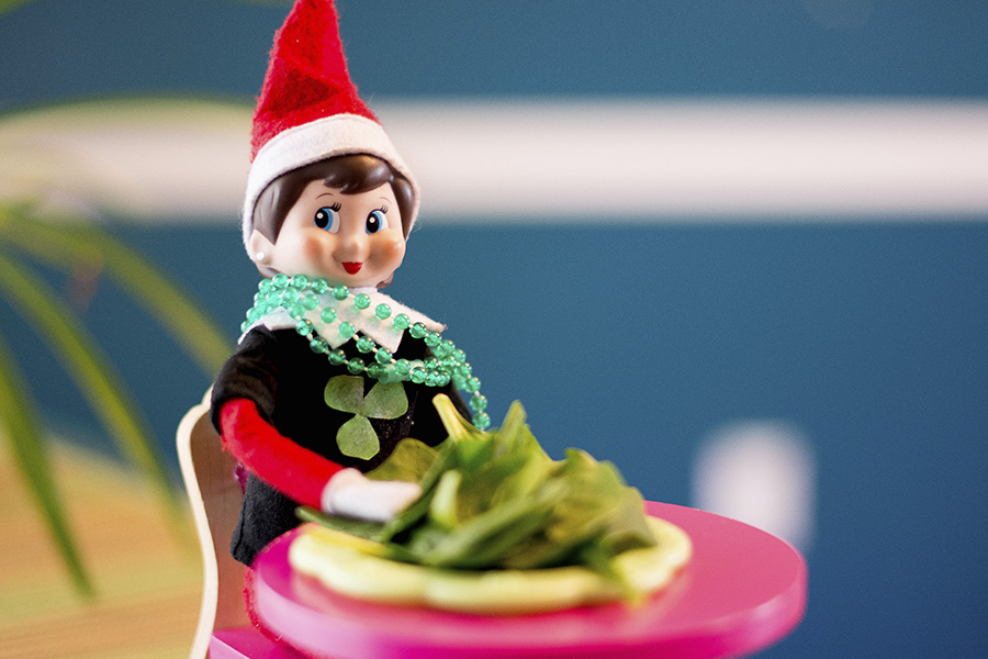 Eating a Green Salad