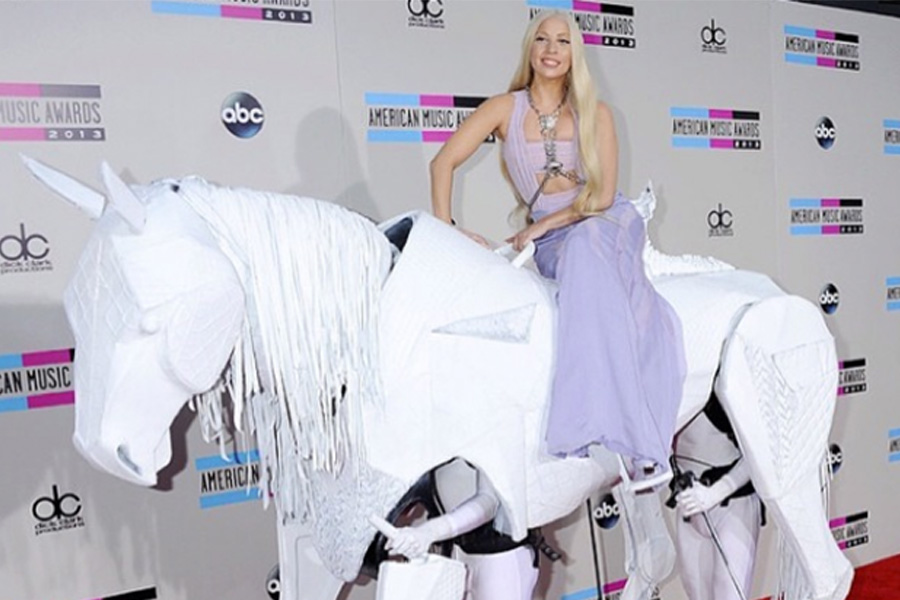 Lady Gaga's White Horse