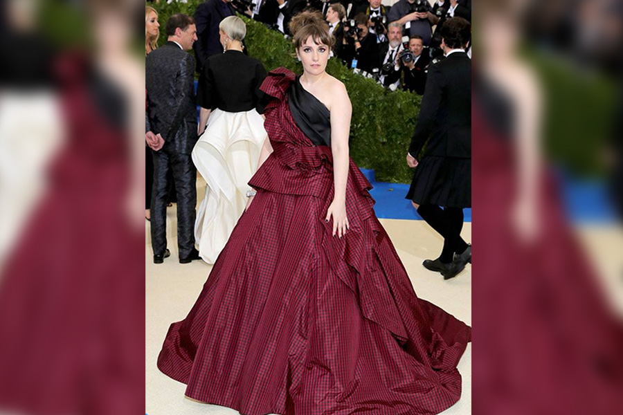 Lena Dunham at the Met Gala