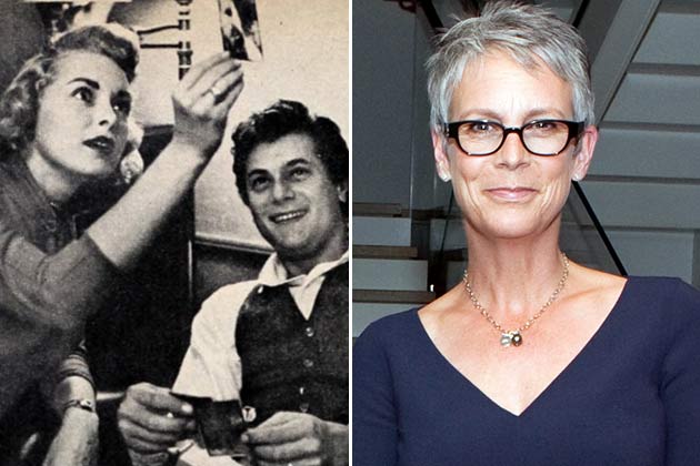 Janet Leigh, Tony Curtis, and Jamie Lee Curtis