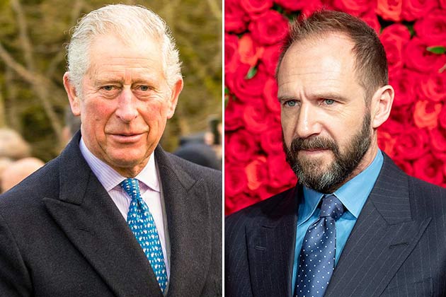 Prince Charles and Ralph Fiennes