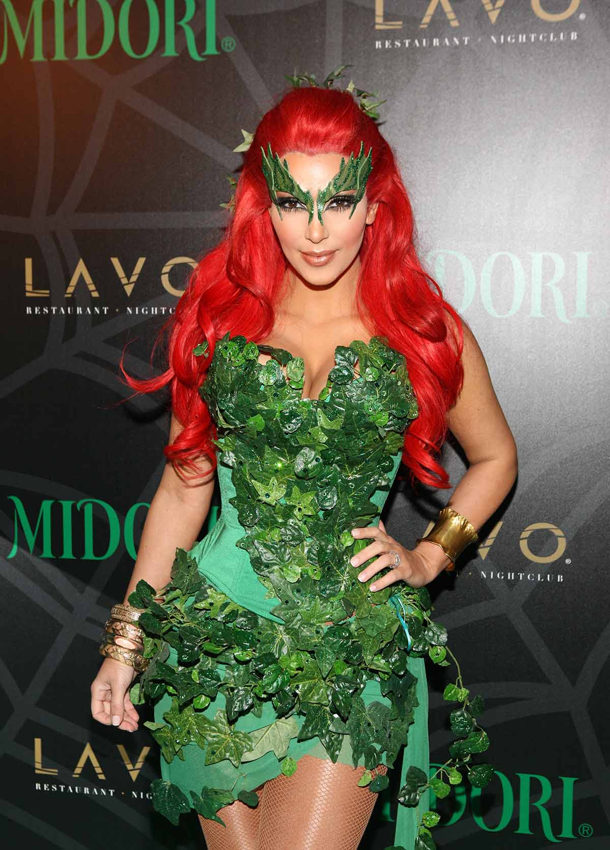 Kim Kardashian as Poison Ivy