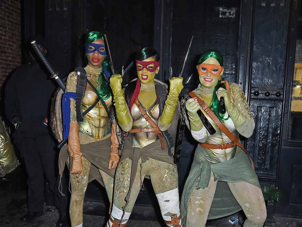 Rihanna as a Ninja Turtle
