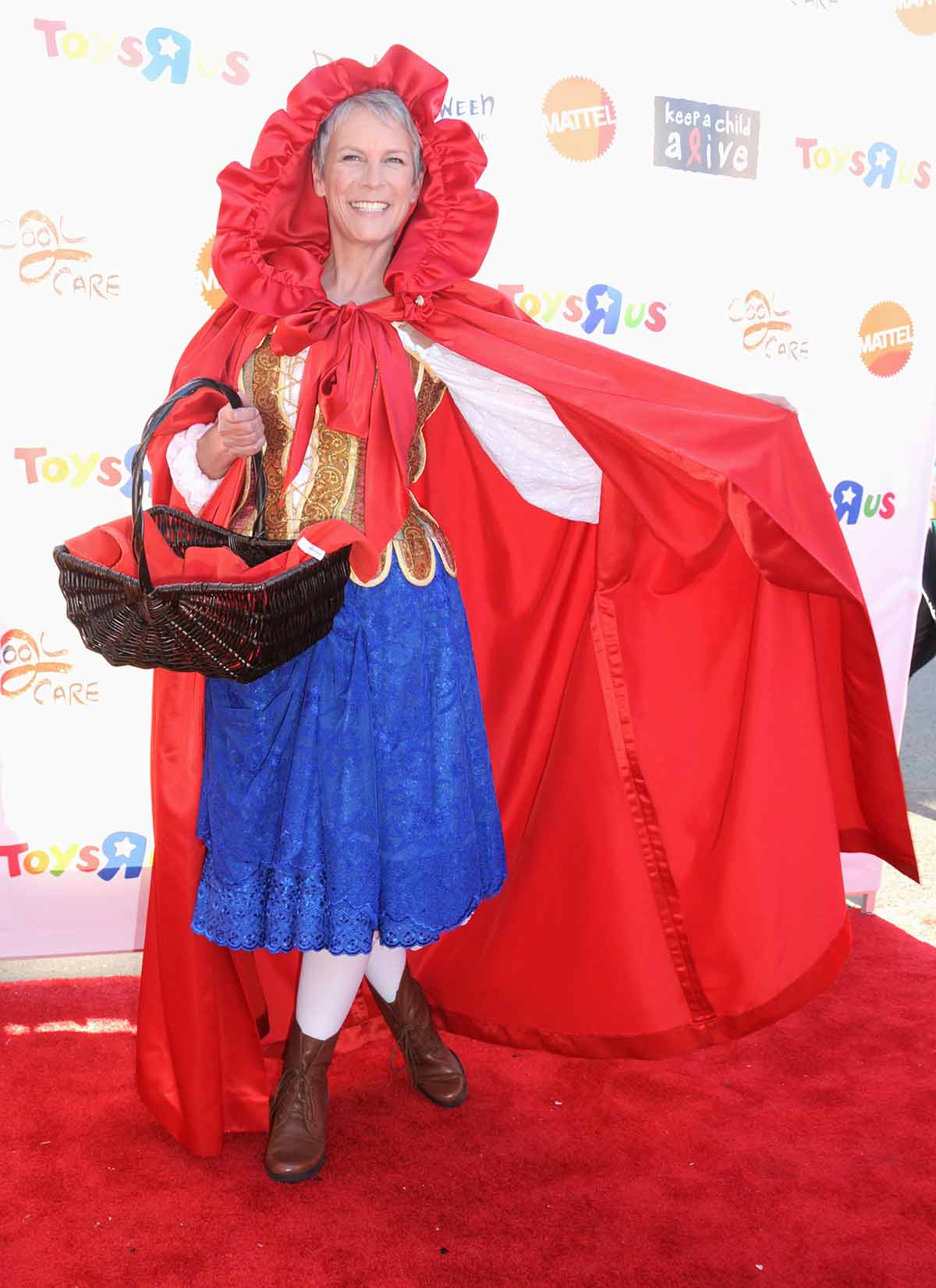 Jamie Lee Curtis as Little Red Riding Hood