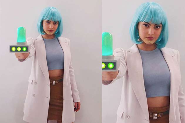 Camila Mendes as Rick From "Rick & Morty"
