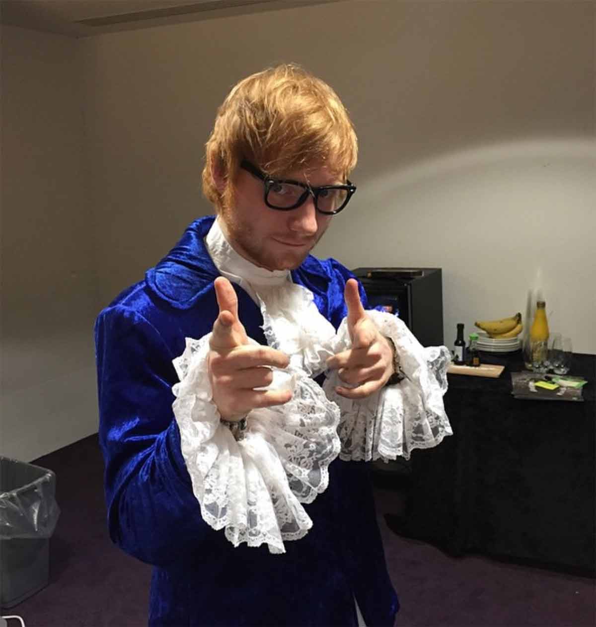Ed Sheeran as Austin Powers