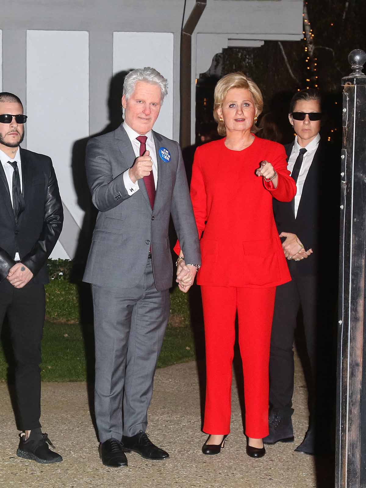 Katy Perry and Orlando Bloom as Hillary and Bill Clinton