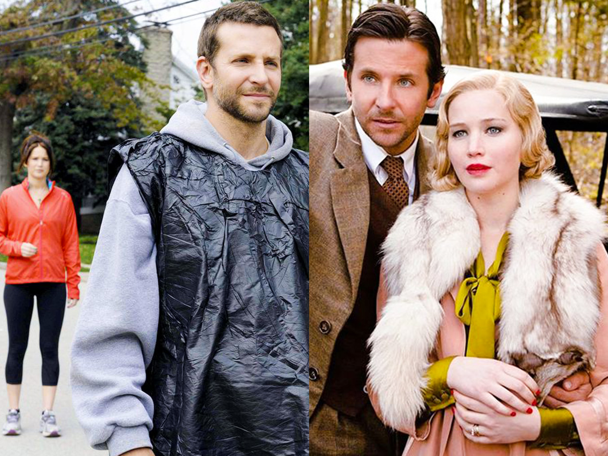 Bradley Cooper and Jennifer Lawrence