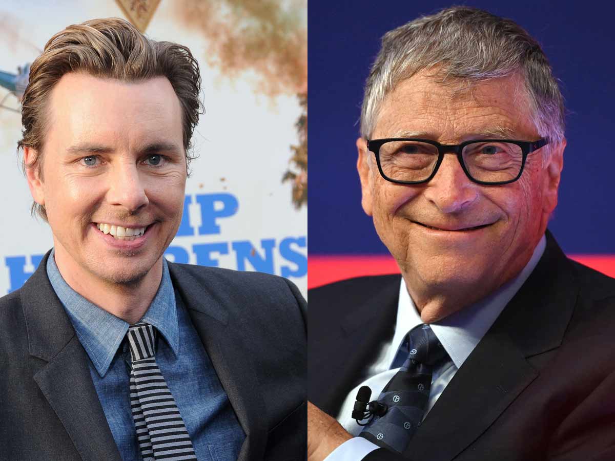 Bill Gates and Dax Shephard