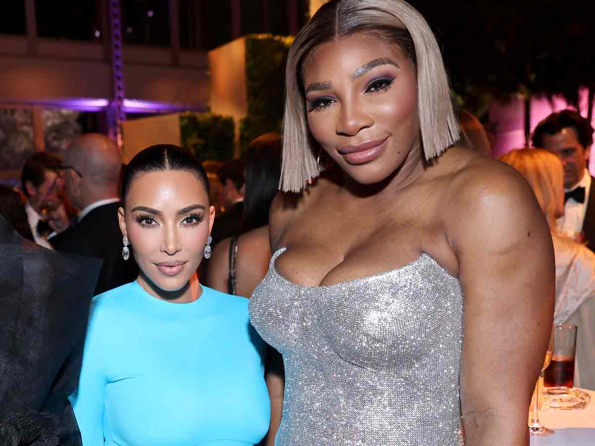 Kim Kardashian and Serena Williams