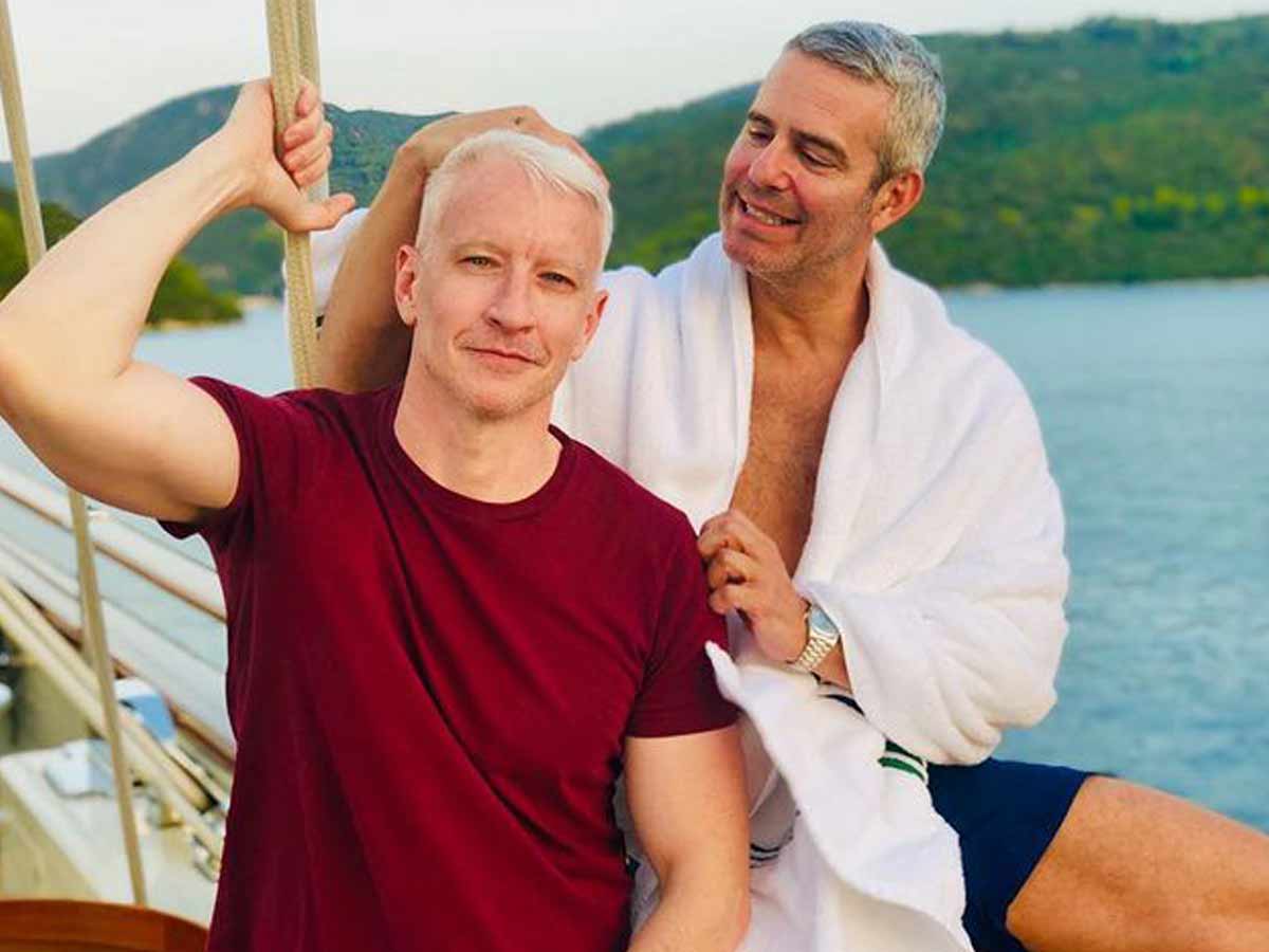 Andy Cohen and Anderson Cooper