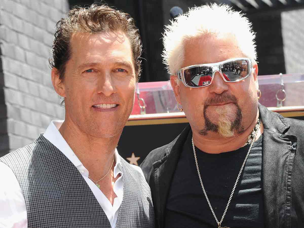 Matthew McConaughey and Guy Fieri