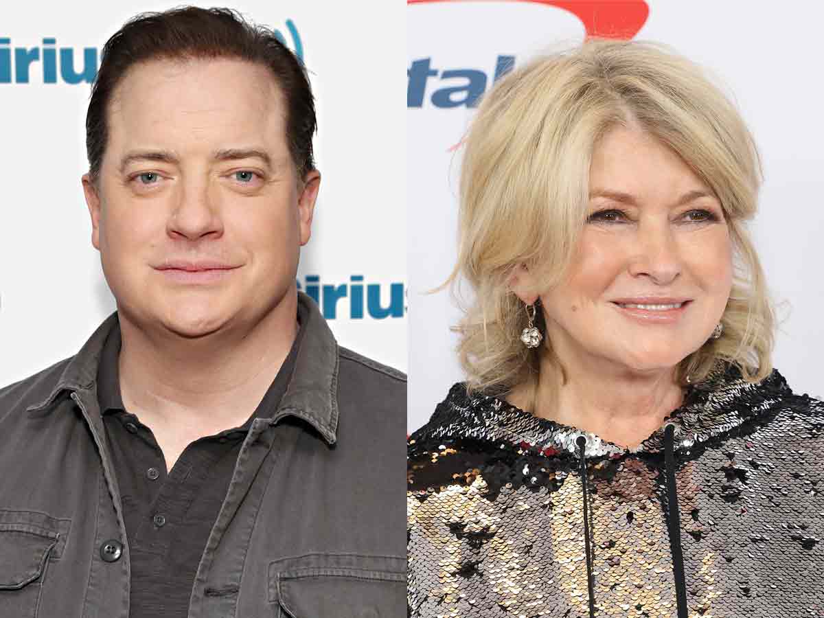 Martha Stewart and Brendan Frasier
