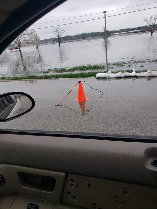 At Least There's the Traffic Cone
