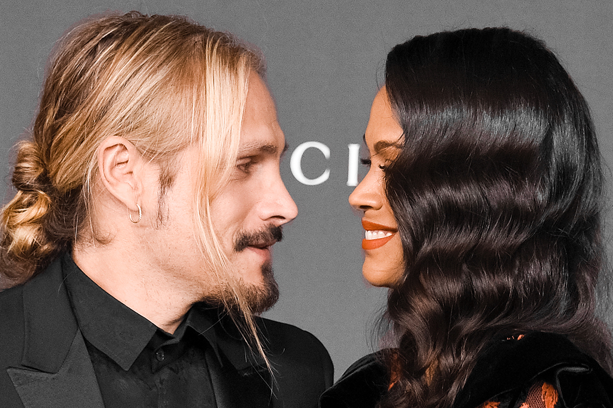 Zoe Saldana & Marco Perego