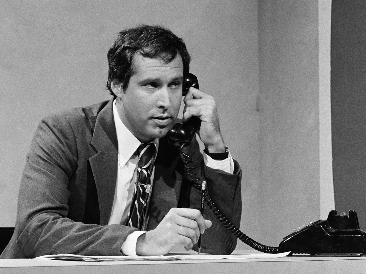 #30 Chevy Chase (8 times total)
