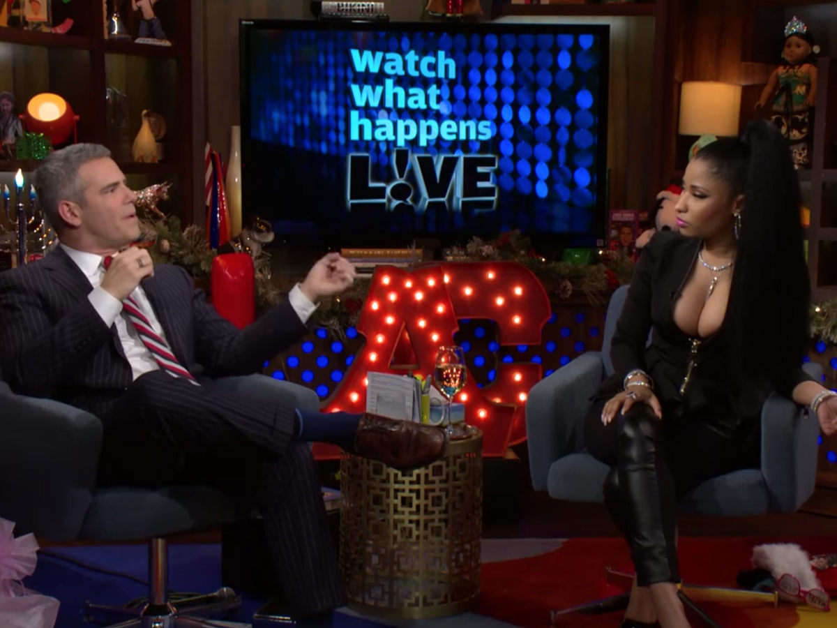 When Andy Cohen Asked Nicki Minaj Presumptuous Questions in 2014