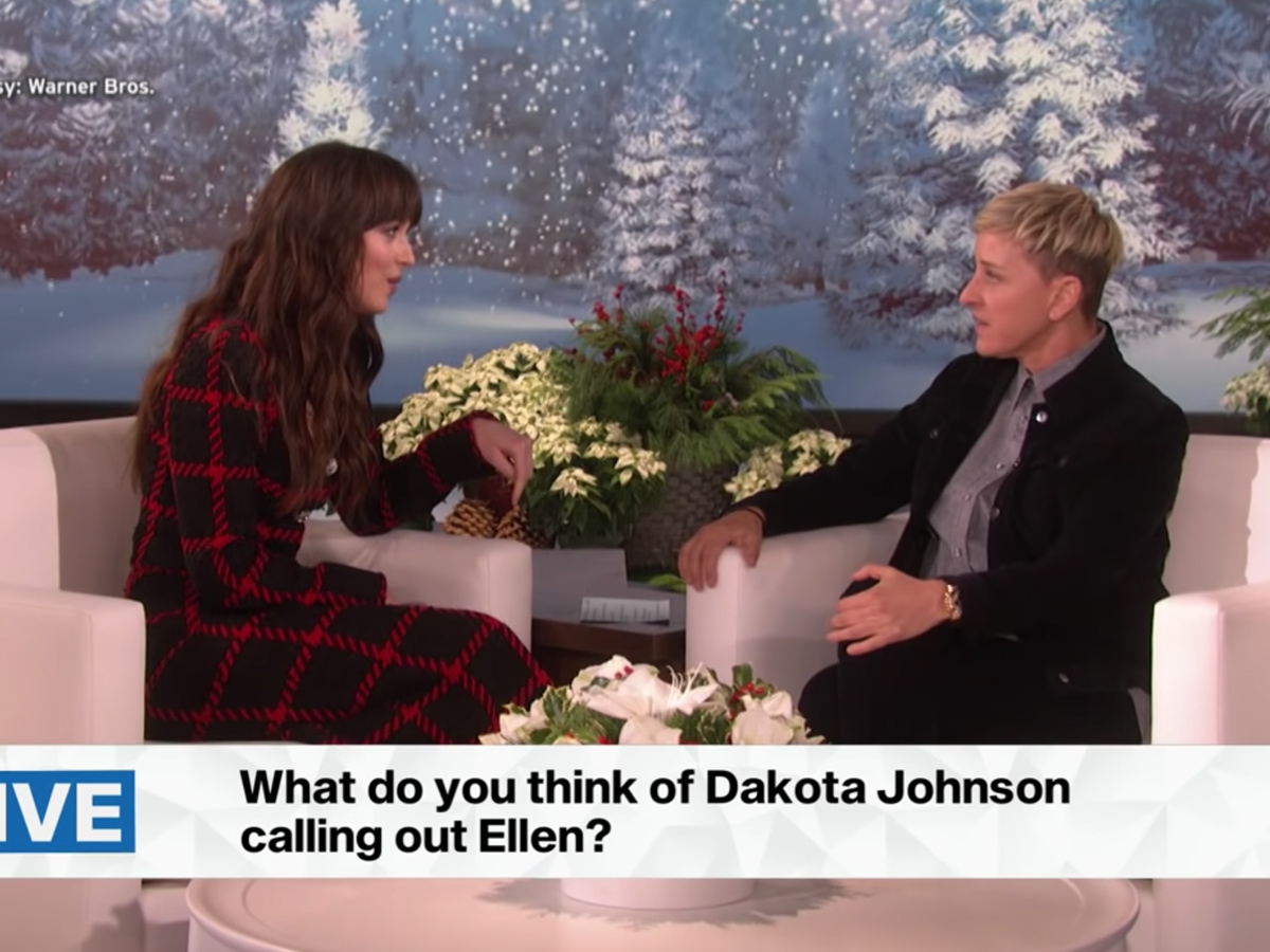 When Dakota Johnson Confronted Ellen About Not Coming to Her Party