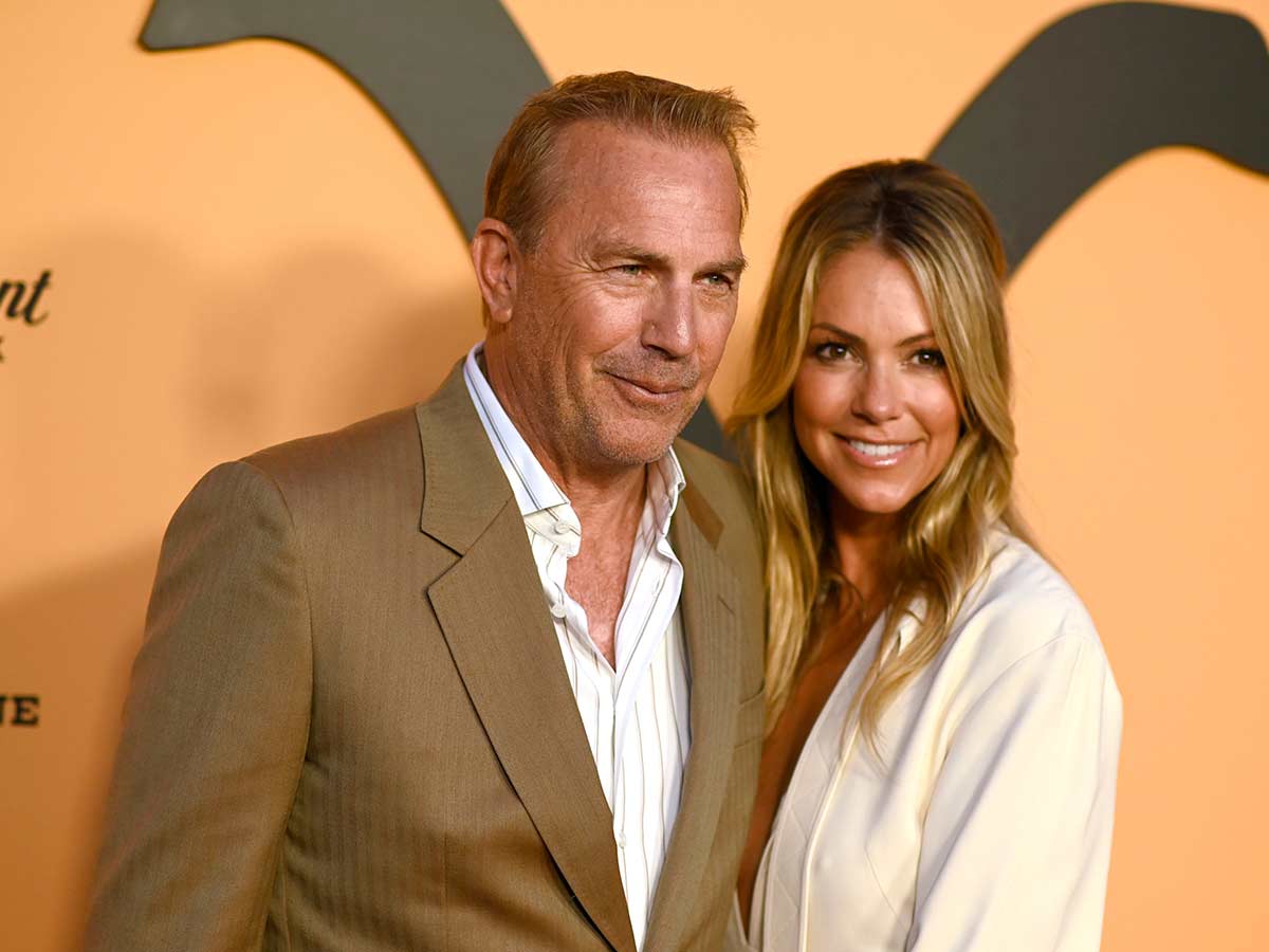 Kevin Costner and Christine Baumgartner