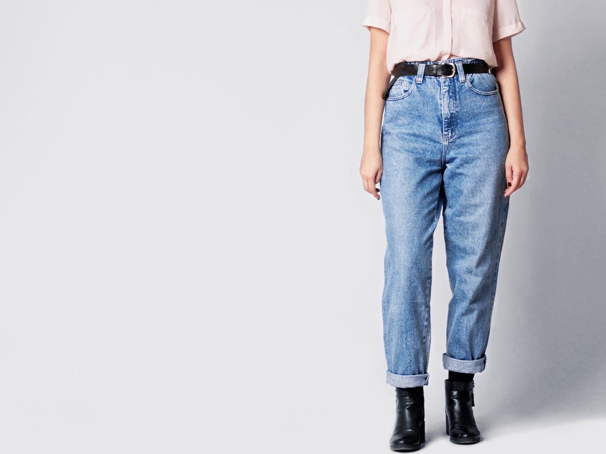 High-Waisted Jeans