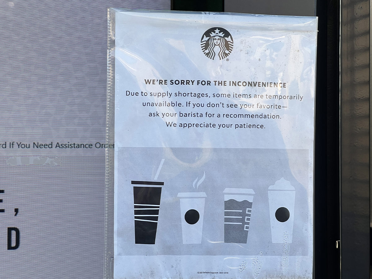 Shortages Exist, and It’s Not Our Fault