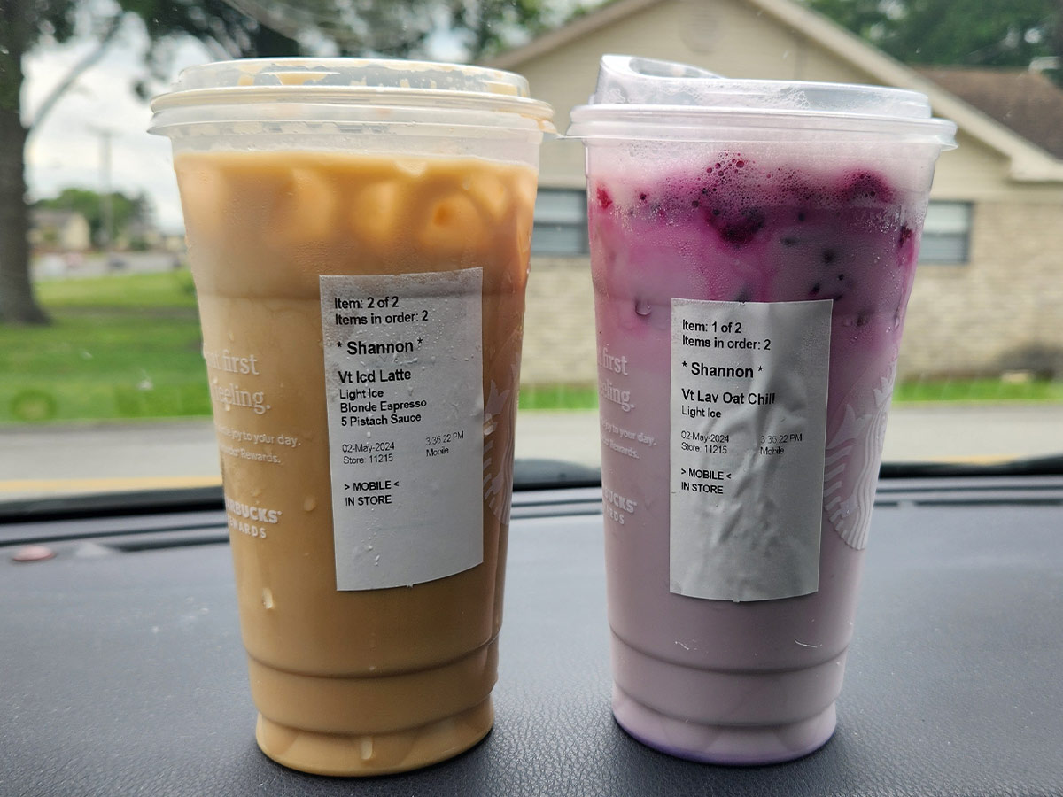 It Goes Hot or Iced, Size, the Name of the Drink, and Special Instructions