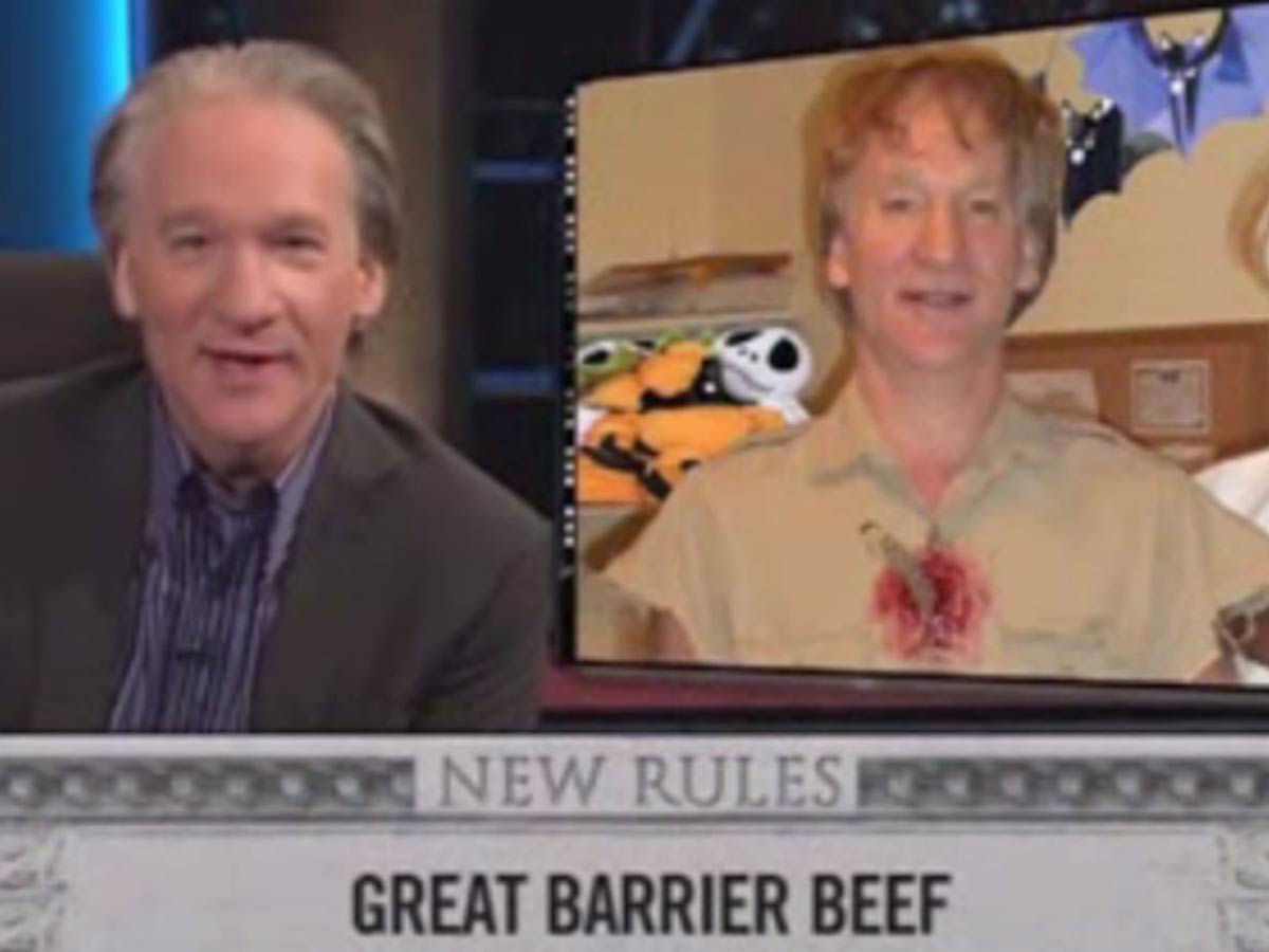 8. Bill Maher – Dead Steve Irwin