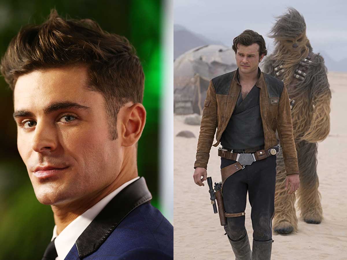 Zac Efron as Young Han Solo
