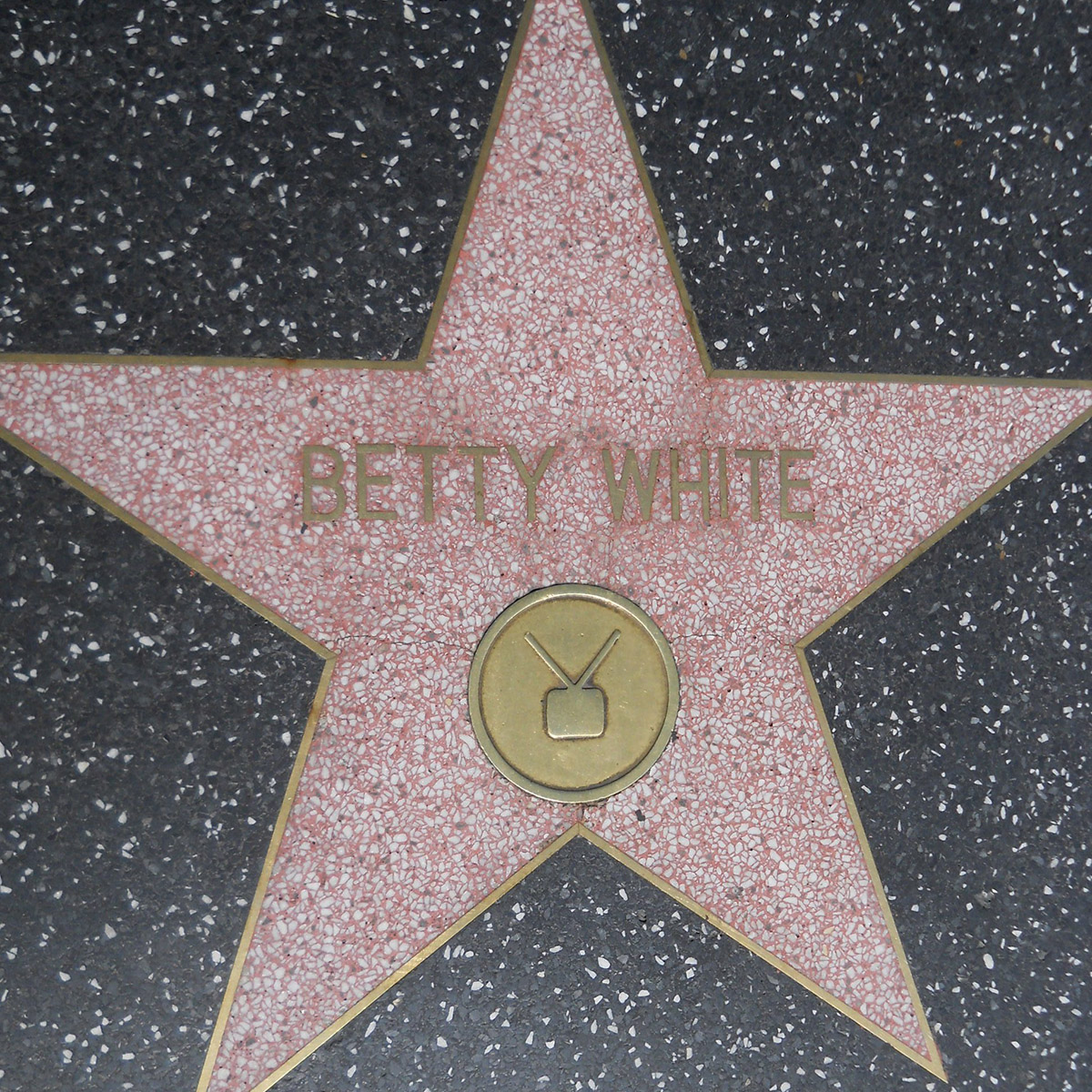 Her star on the Walk of Fame is right next to her late husband's.