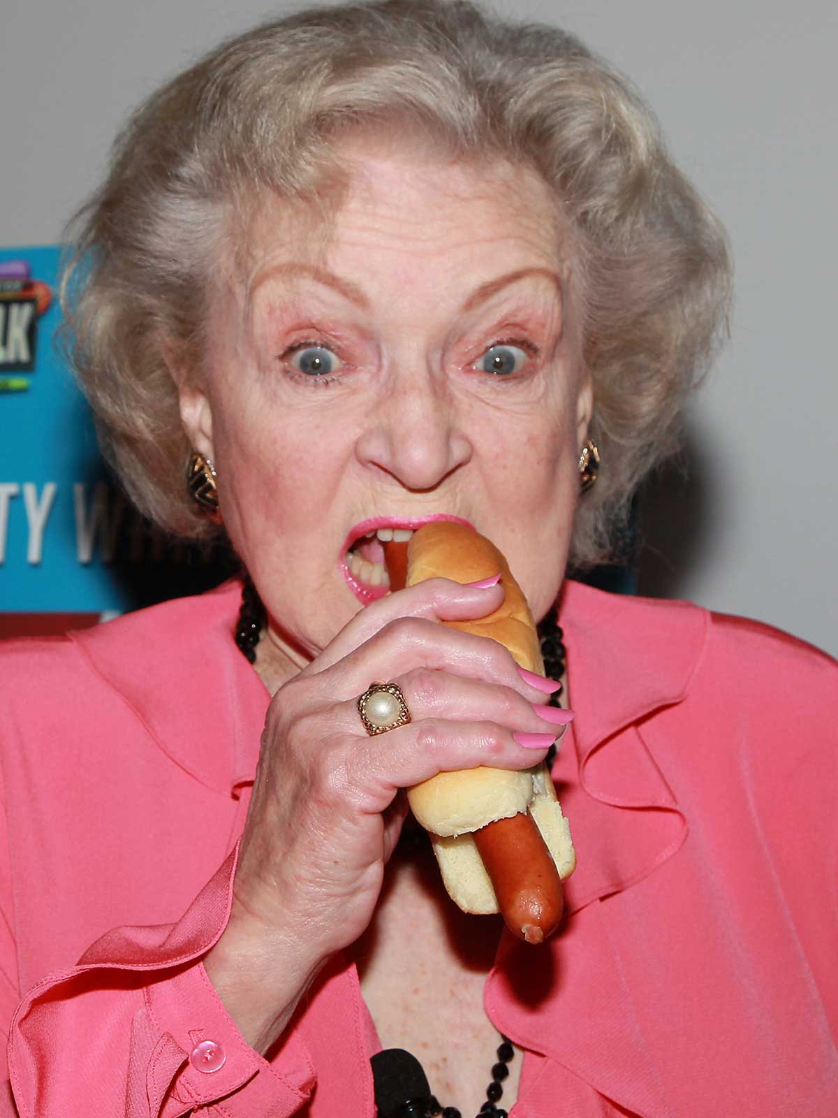 She had a hot dog named after her.