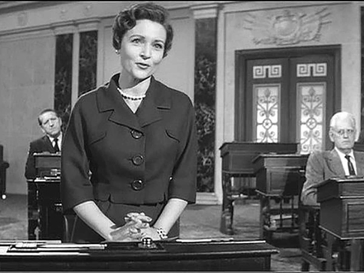 Betty White’s first film was 'Advise & Consent'